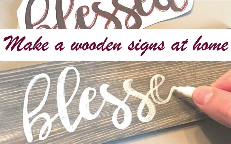 DIY wooden signs