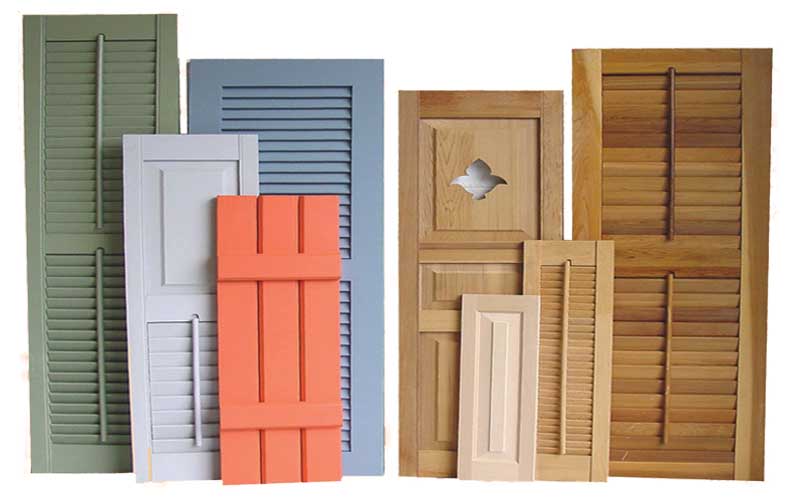 What is the best wood for indoor-outdoor shutters?
