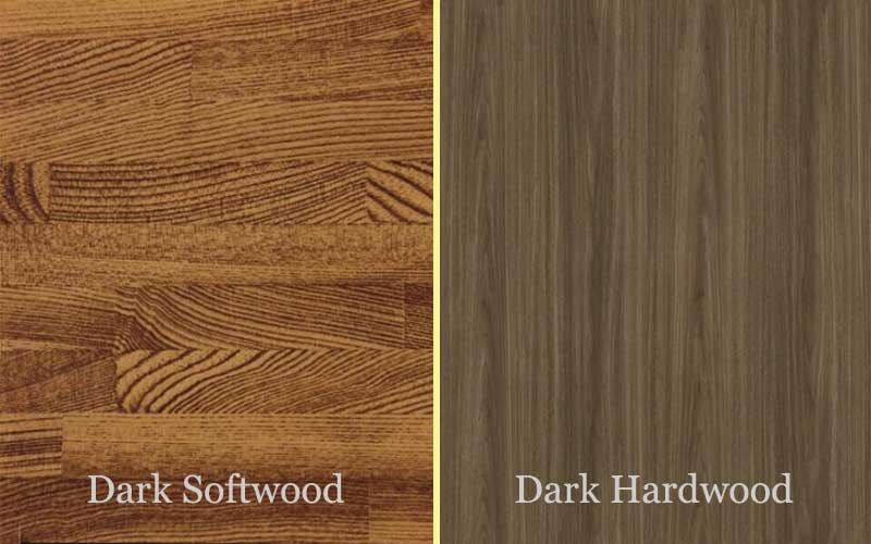 Where to use softwood and hardwood?