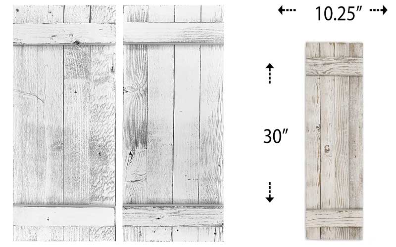 Rustic-White-Decorative-Barn-Wood-Wall-Shutter