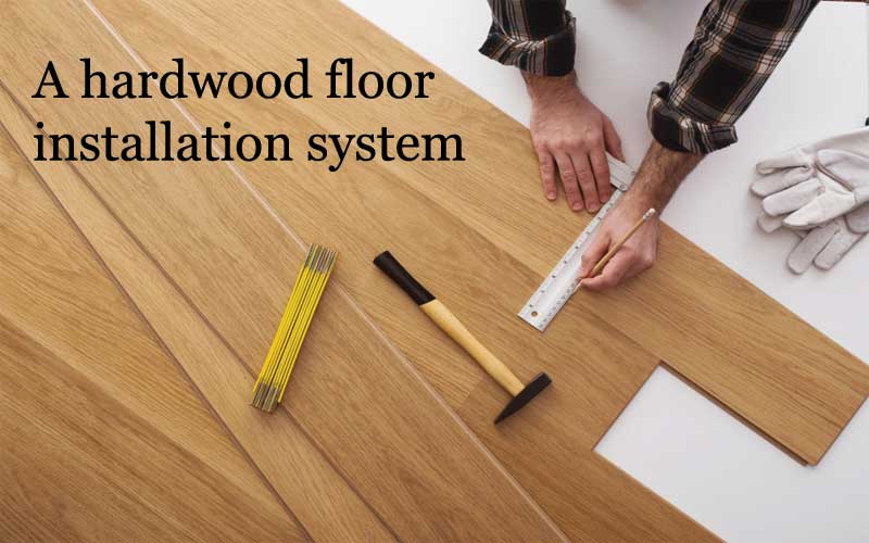 How is the wood floor installed?