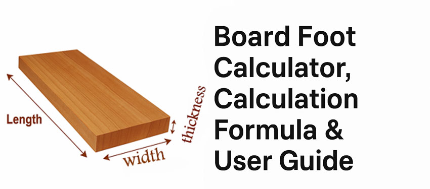 Board Foot Calculator
