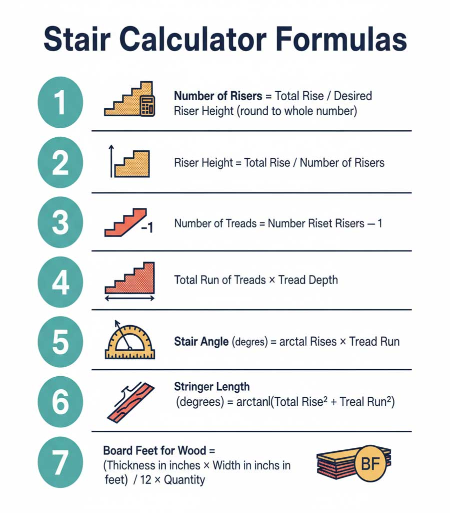 Stair Calculation Formulas 2